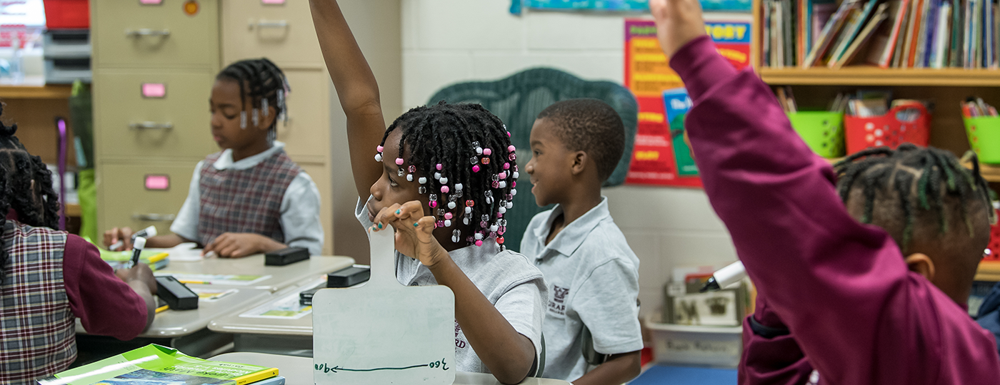 students in a classroom