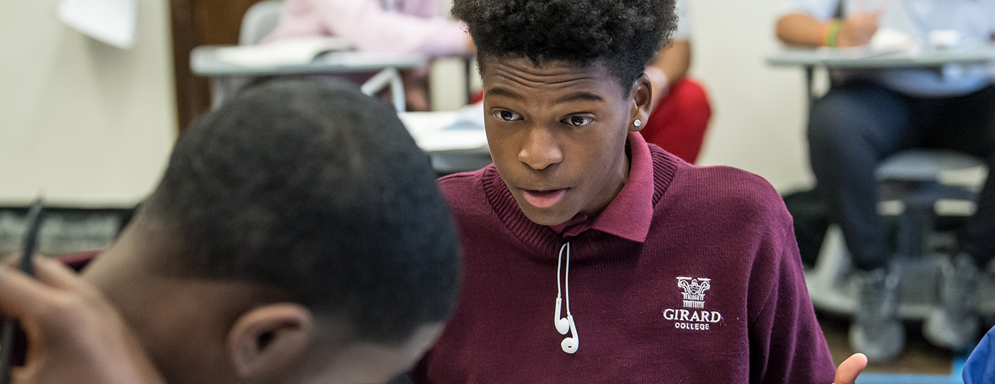 students in a classroom