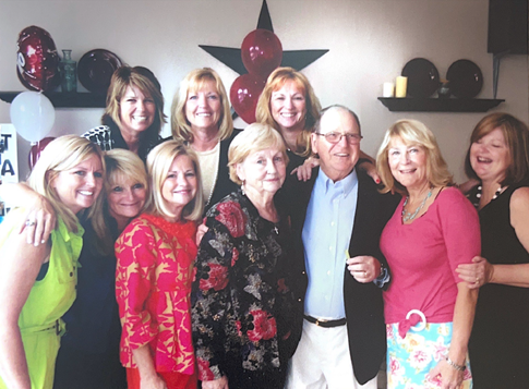 William and Joan Siebert with their 8 daughters